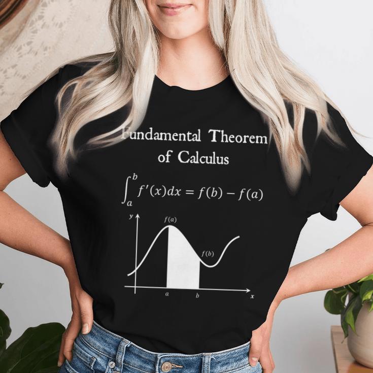 Fundamental Theorem Of Calculus Math Teacher Nerdy Women T-shirt Gifts for Her