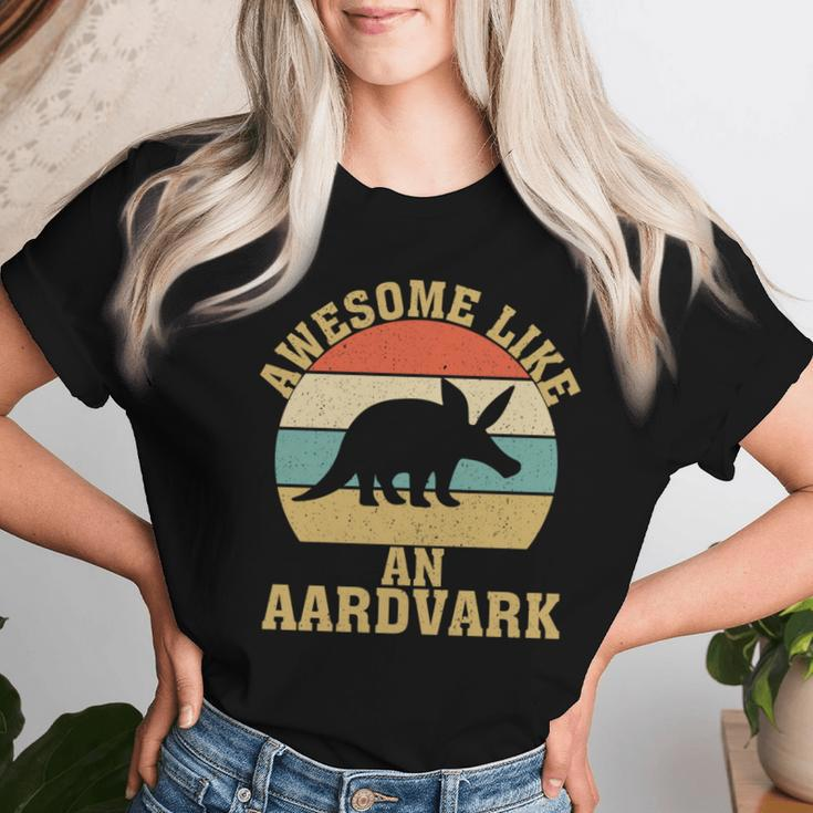 Aardvark For Animal Aardvark Lover Vintage Women T-shirt Gifts for Her