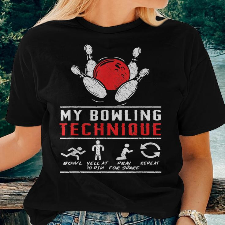 Bowler To Match Bowling Ball & Shoes Bowling Women T-shirt Gifts for Her