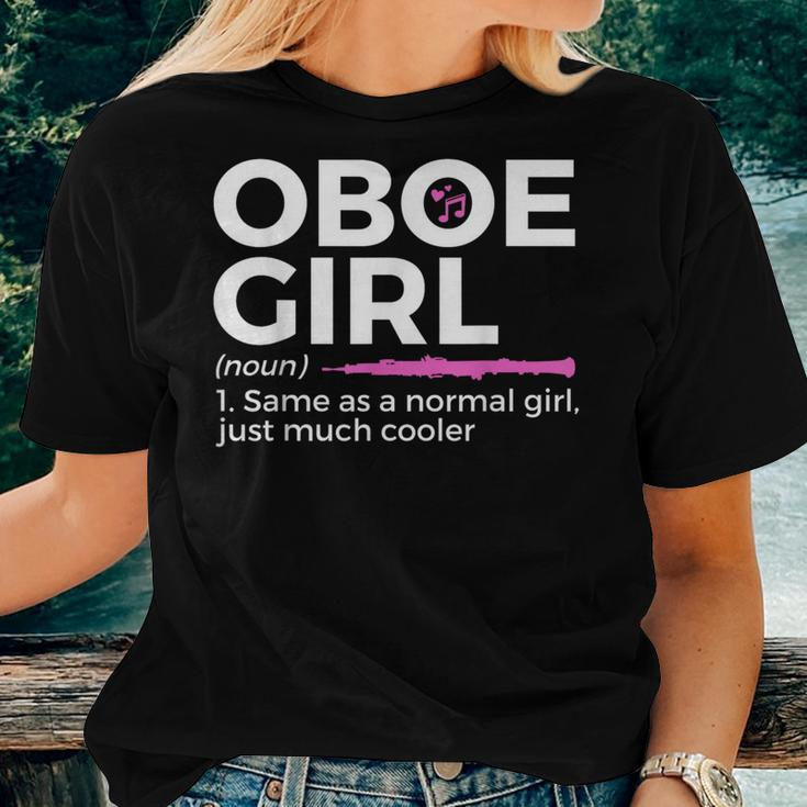 Oboe Girl Definition Oboe Women T-shirt Gifts for Her