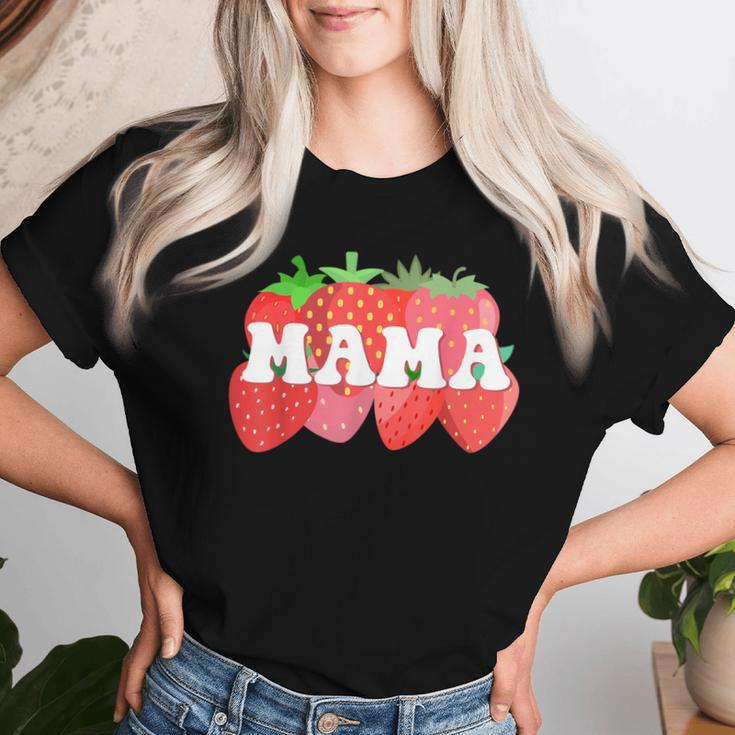 Strawberry Mama Cute Women T-shirt Gifts for Her