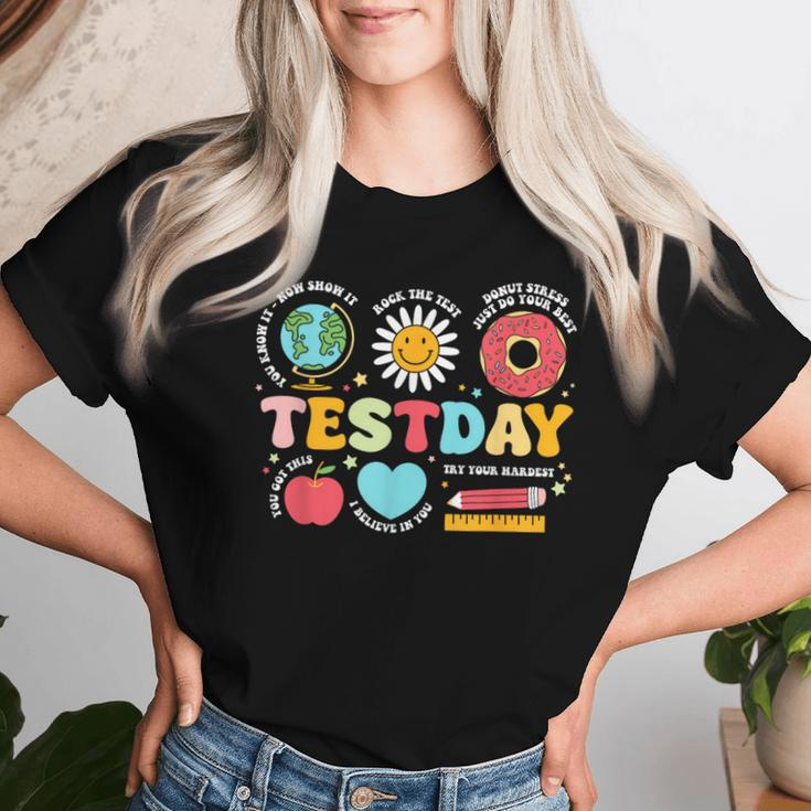Teacher Test Day Motivational Teacher Starr Te Women T-shirt Gifts for Her
