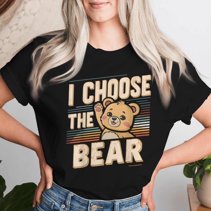 Vintage The Bear I Choose For Camping Women Women T-shirt Gifts for Her