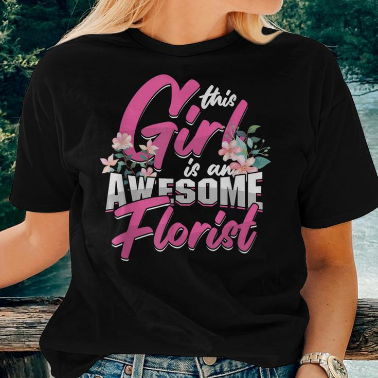 Gardening This Girl Is A Great Flower Shop Women T-shirt Gifts for Her