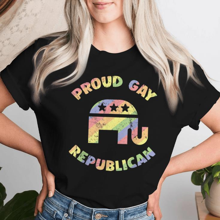 Gay Republican Lgbtq Rainbow Women T-shirt Gifts for Her