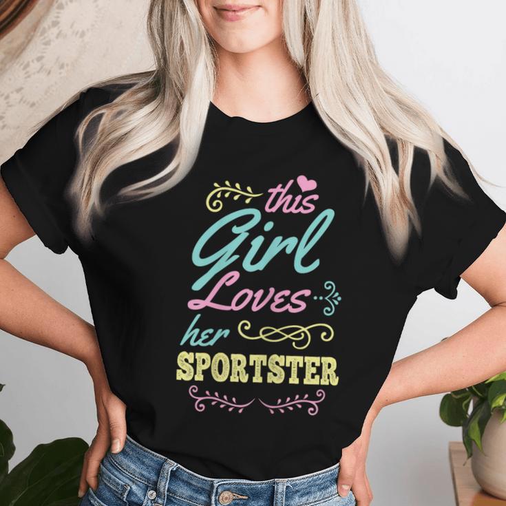 This Girl Loves Her Sportster Biker Women T-shirt Gifts for Her