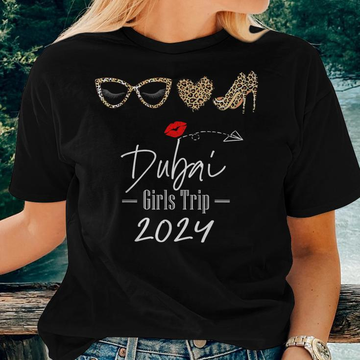 Girls Trip Dubai 2024 Beach Vacation Birthday Squad Women T-shirt Gifts for Her