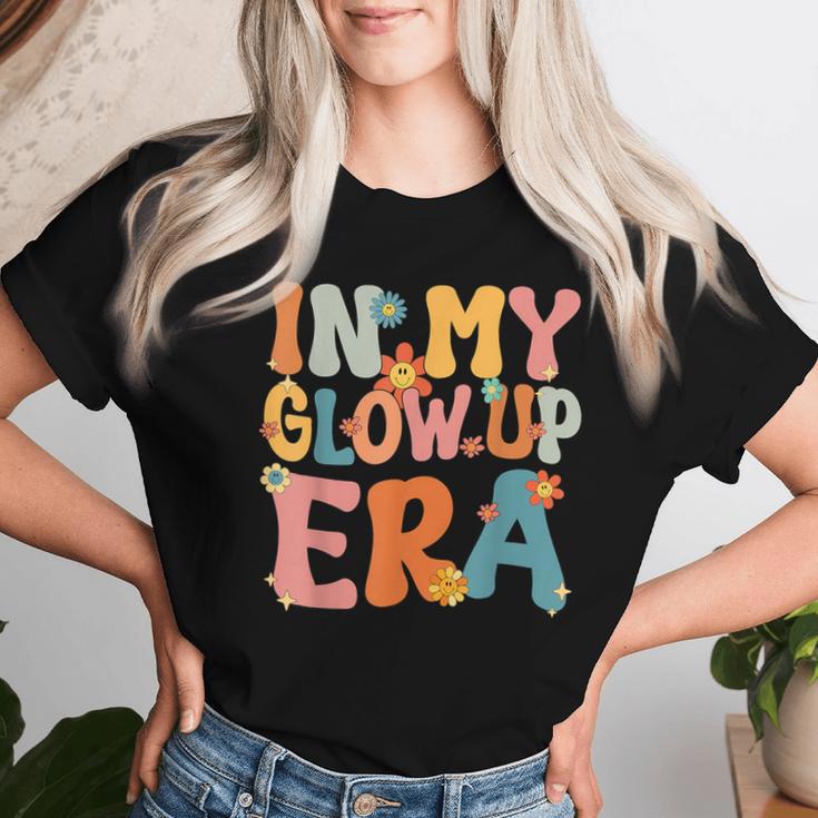 In My Glow Up Era Retro Groovy Women T-shirt Gifts for Her