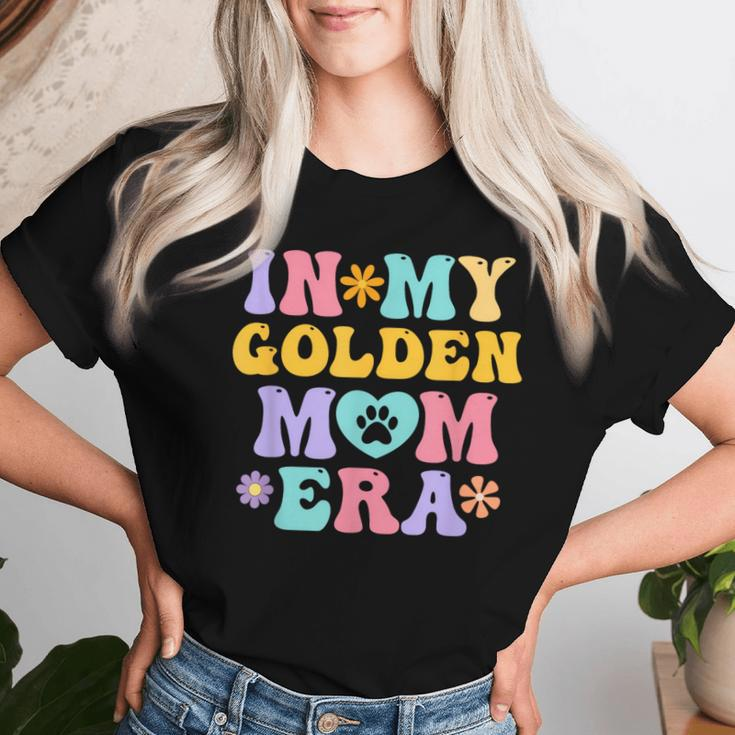In My Golden Retriever Mom Era Retro Groovy Dog Owner Women T-shirt Gifts for Her