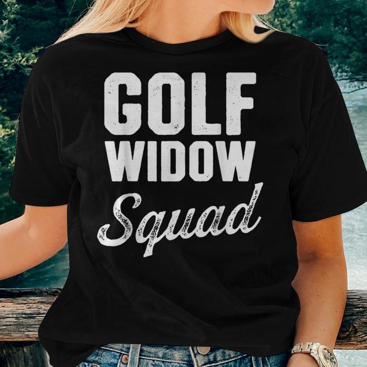 Golf Widow Wife Squad Golfer Golfing Women T-shirt Gifts for Her