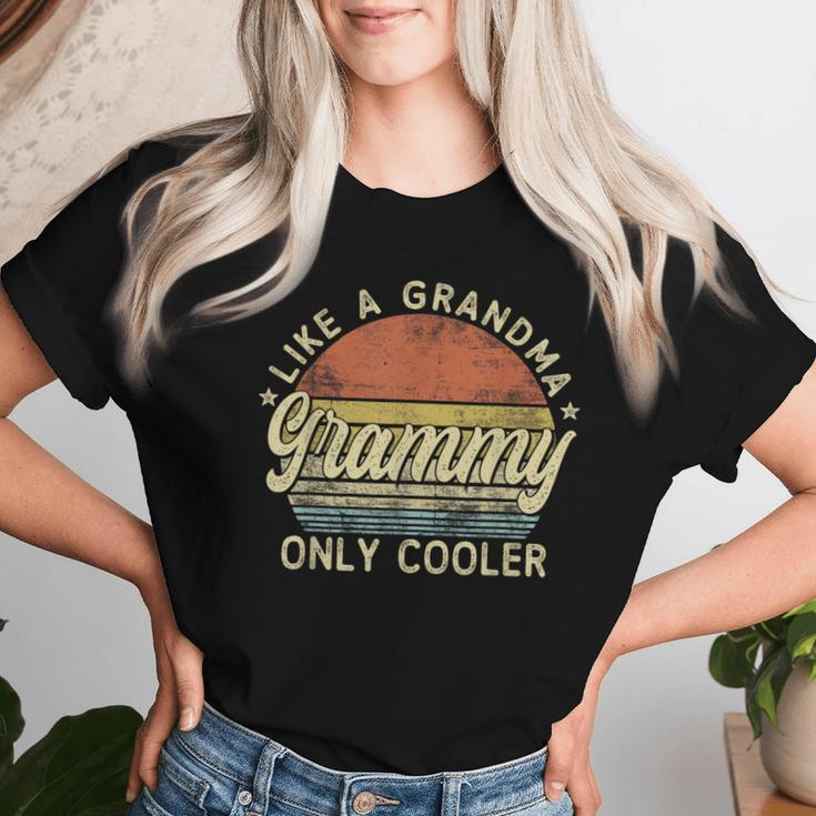 Grammy Like A Grandma Only Cooler Mother's Day Grammy Women T-shirt Gifts for Her