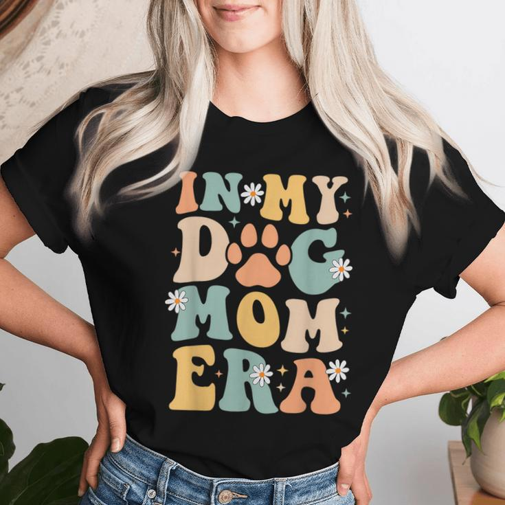 Groovy In My Dog Mom Era Mother Dog Lover For Womens Women T-shirt Gifts for Her