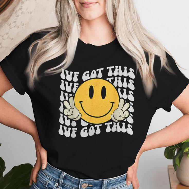 Groovy Ivf Got Hope Inspiration Ivf Mom Fertility Surrogate Women T-shirt Gifts for Her