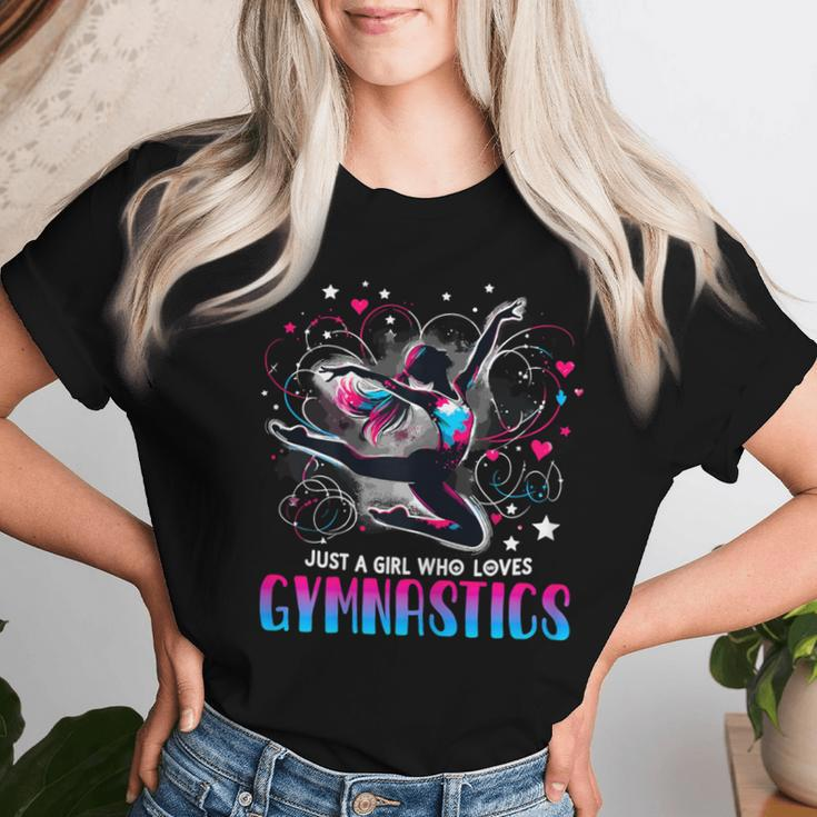 Gymnastics Just A Girl Who Loves Gymnastics Women T-shirt Gifts for Her