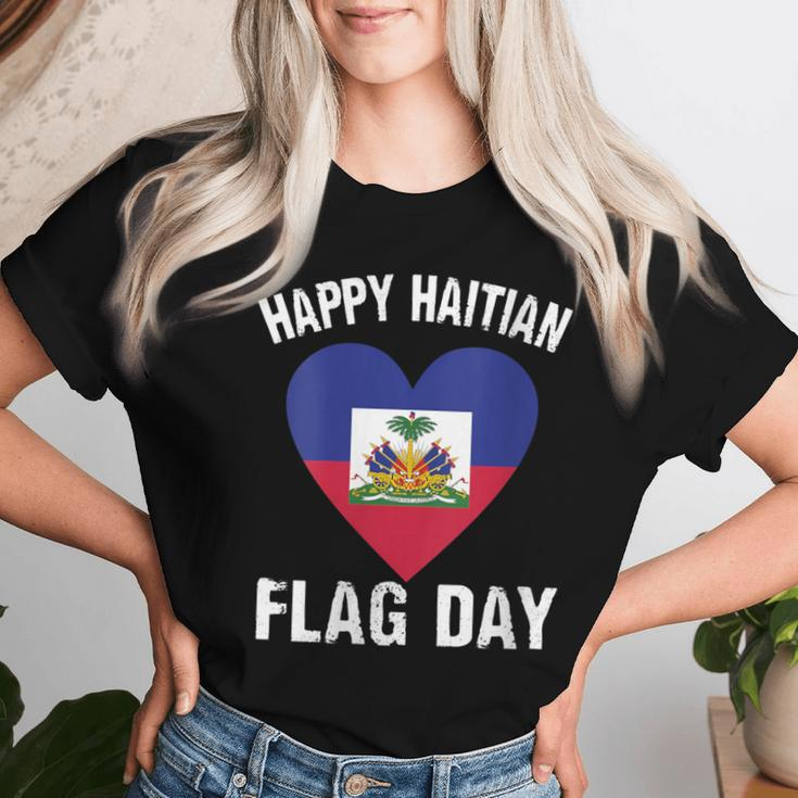 Haiti Haitian America Flag Proud Love Ayiti Country Pride Women T-shirt Gifts for Her