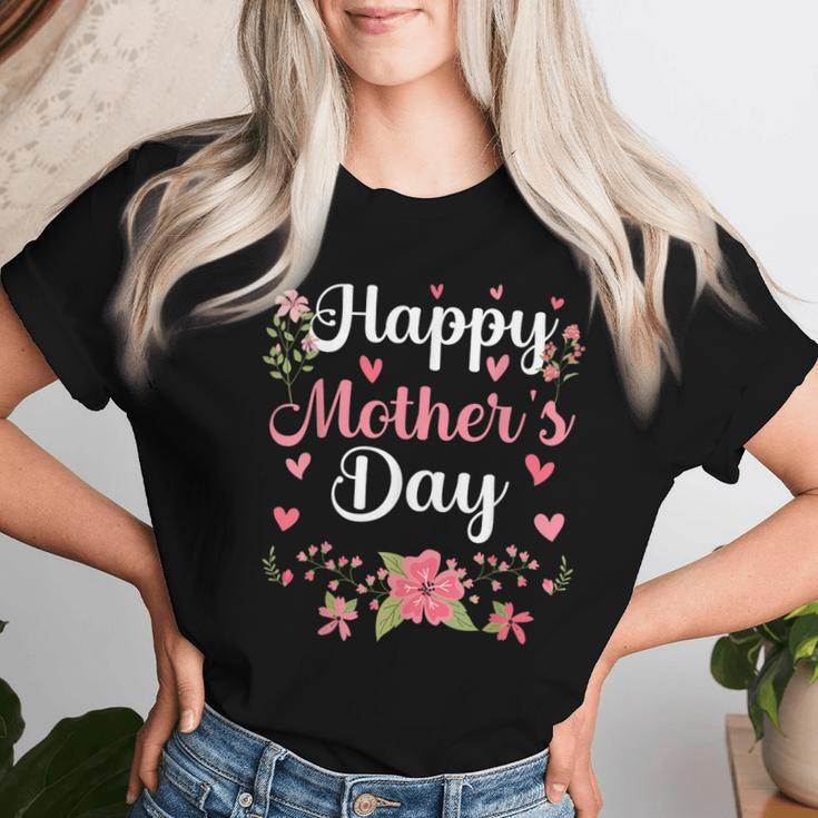 Happy Mother's Day Mommy Cute Floral For Mom Grandma Women T-shirt Gifts for Her