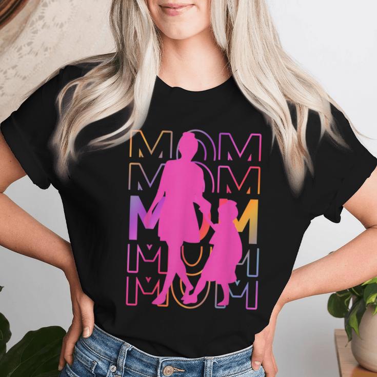 Happy Mother's Day Rainbow Mama Für Frauen Mama Oma Geschenke T-shirt Frauen Geschenke für Sie