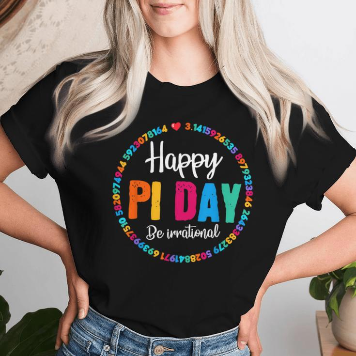 Happy Pi Day Pie Math Coach Teacher Pi Day Lover Nerdy Women T-shirt Gifts for Her