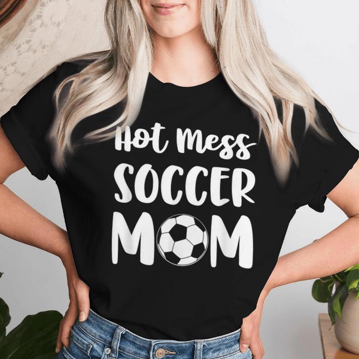 Heiße Fußball-Mama Lustige Fußball-Mama T-shirt Frauen Geschenke für Sie