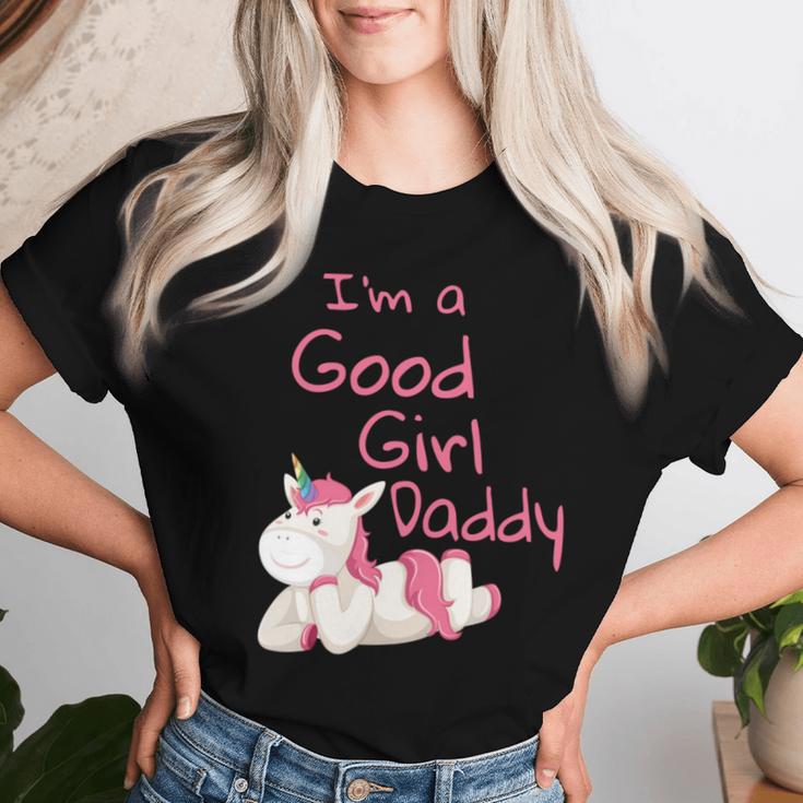 Ich Bin Ein Gutes Mädchen Papa Ddlg Kleines Mädchen Unicorn Ageplay Cgl T-shirt Frauen Geschenke für Sie