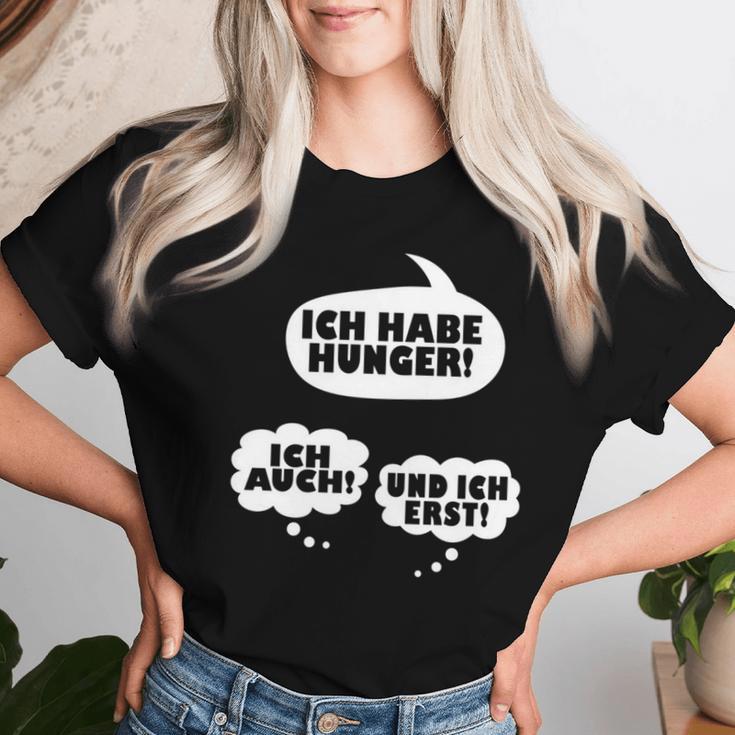 Ich Habe Hunger Pregnant Mum Twins Pregnancy T-shirt Frauen Geschenke für Sie