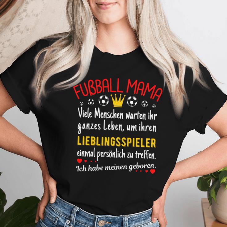 Ich Habe Meinen Lieblingsspieler Geboren Football Mama T-shirt Frauen Geschenke für Sie