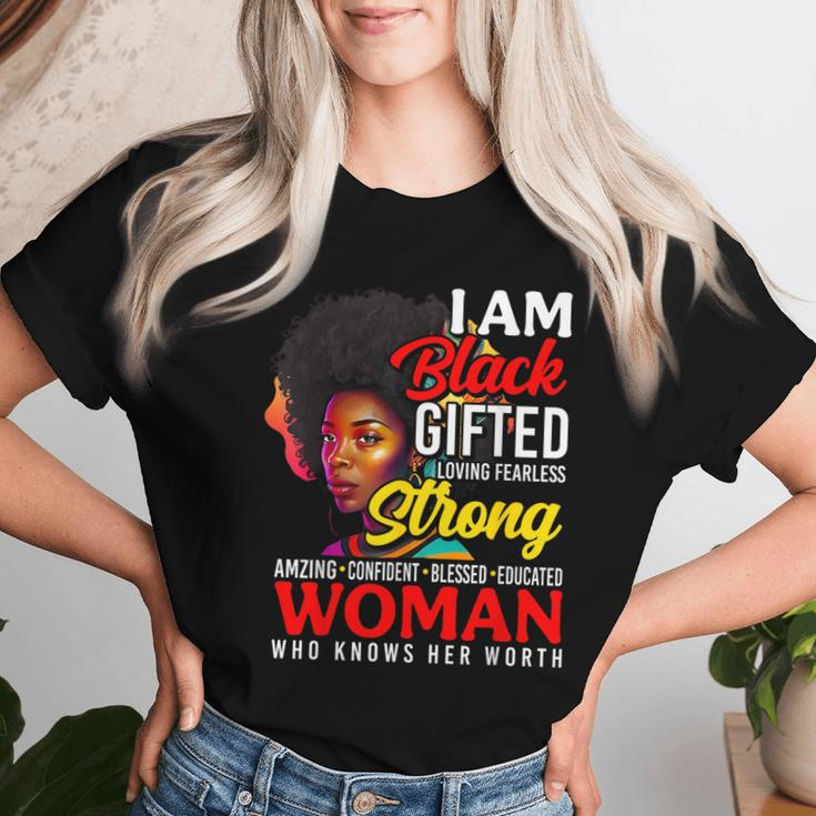 I'm Blacked Strong Woman Black Girl Black History Month Women T-shirt Gifts for Her