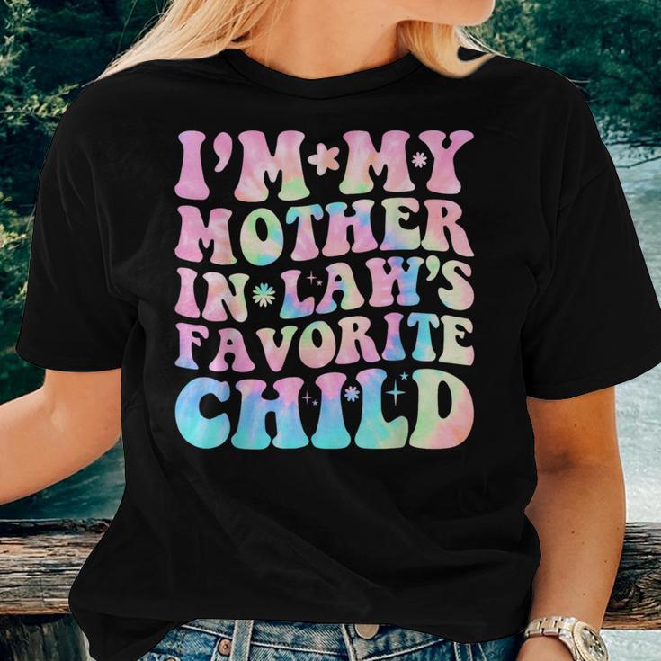 I'm My Mother In Law's Favorite Child Parent Women Women T-shirt Gifts for Her