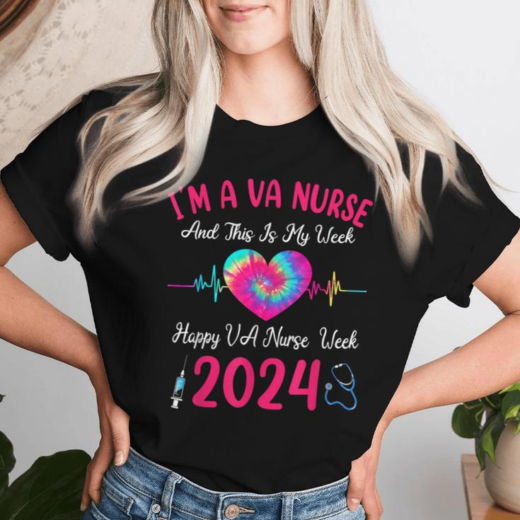 I'm A Va Nurse This Is My Week Happy Va Nurse Week 2024 Women T-shirt Gifts for Her