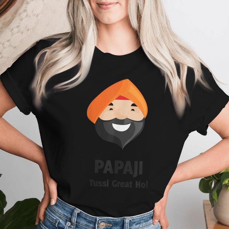 Indischesatertagsgeschenk Punjabi Papa Lustige Männer Frauen T-shirt Frauen Geschenke für Sie