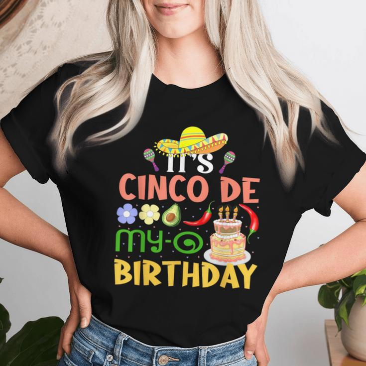 It's Cinco De My-O Birthday Born On Mexican Party Boys Girls Women T-shirt Gifts for Her