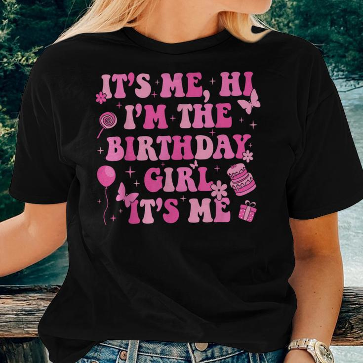 It's Me Hi I'm The Birthday Girl Pink Birthday Party Women Women T-shirt Gifts for Her