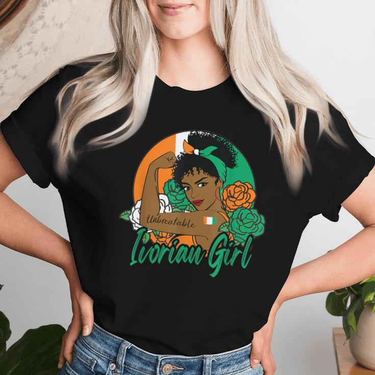 Ivorian Girl Ivory Coast Woman Ivorians Flag Women T-shirt Gifts for Her