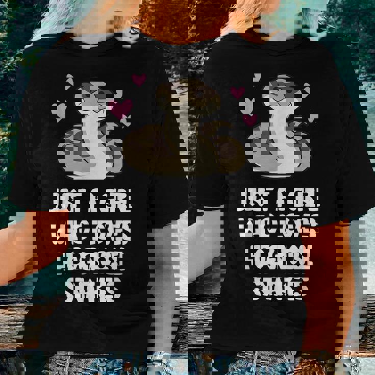 Just A Girl Who Loves Hognose Snakes Women T-shirt Gifts for Her