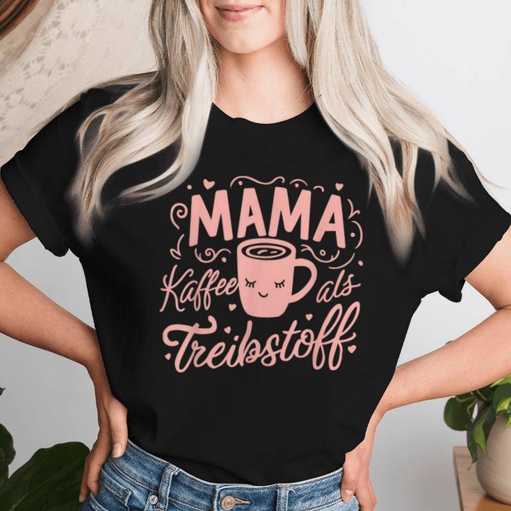 Kaffee Als Treibstoff Muttertag Beste Mama Lustig Geburtstag T-shirt Frauen Geschenke für Sie