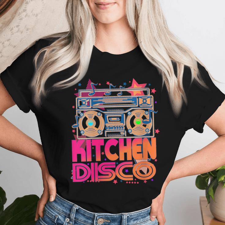 Kitchen Disco 70'S 80'S Disco Themed Vintage Retro Seventies Women T-shirt Gifts for Her