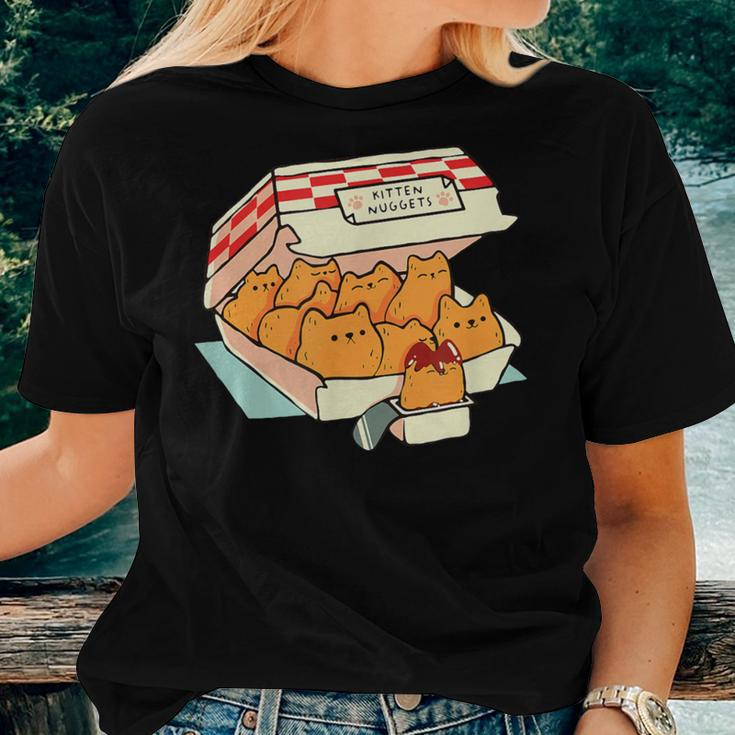 Kitten Nuggets Fast Food Cat Mom Women T-shirt Gifts for Her