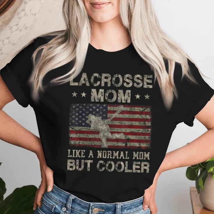 Lacrosse Mom Like A Normal Mom But Cooler Mother's Day Women T-shirt Gifts for Her