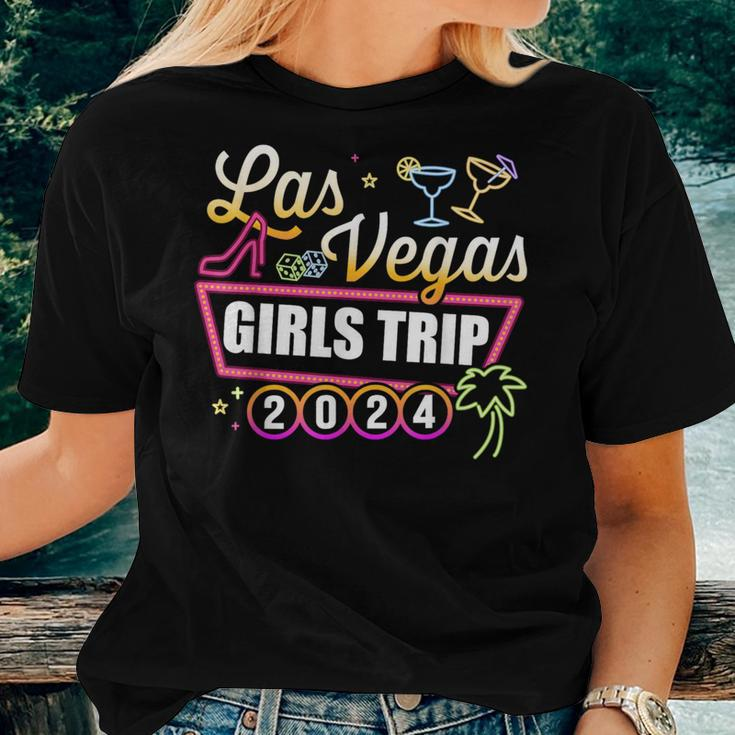 Las Vegas 2024 Girls Trip Matching Besties Party Squad Women T-shirt Gifts for Her