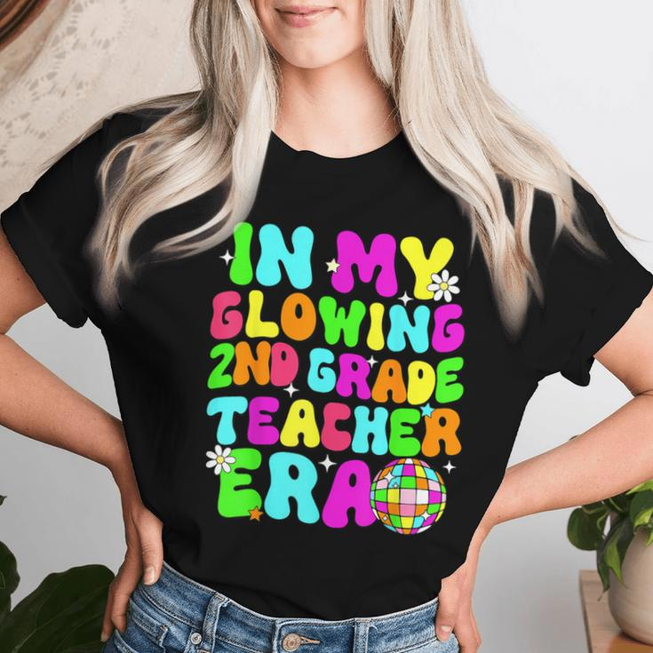 Last Day Of School In My Glowing Second Grade Teacher Era Women T-shirt Gifts for Her