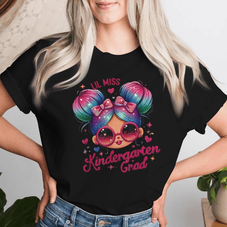 Lil Miss Kindergarten Grad Graduation Last Day Kindergarten Women T-shirt Gifts for Her