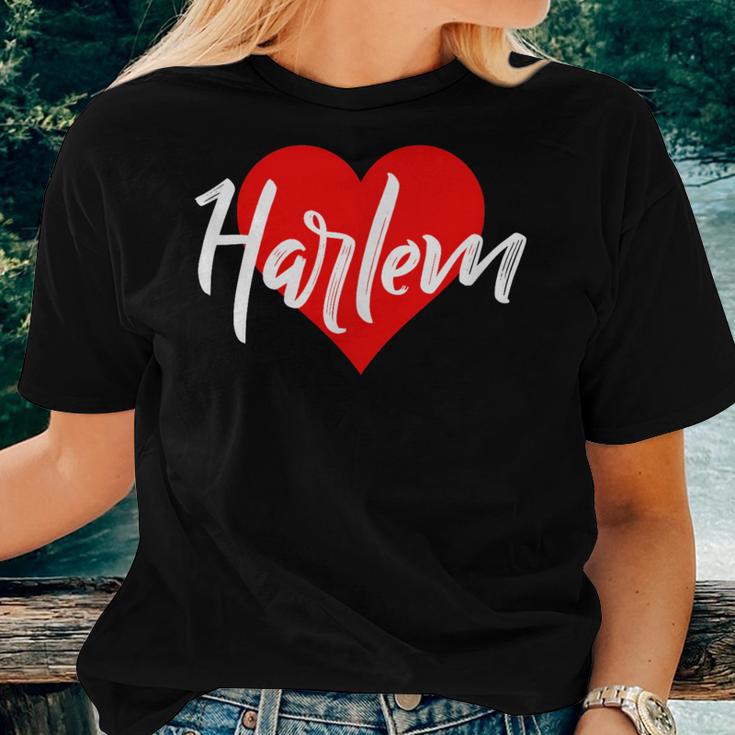 I Love Harlem For New York Lover Idea Women T-shirt Gifts for Her