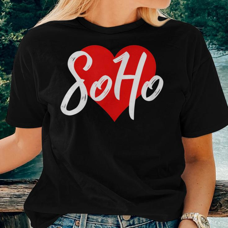 I Love Soho For New York Lover Idea Women T-shirt Gifts for Her