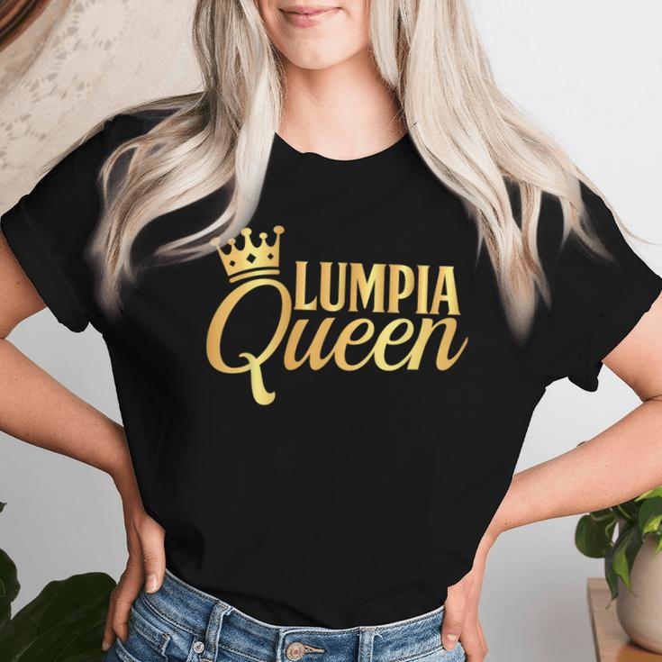 Lumpia Queen Filipino Food Pinoy Pride Girls Women T-shirt Gifts for Her