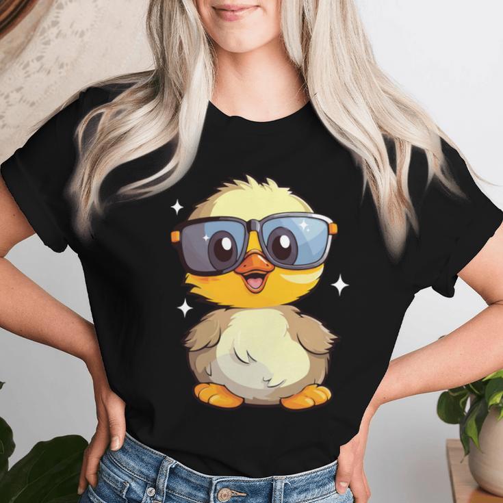 Lustige Entenliebhaber Süße Ente Papa Liebhaber Ente Mama Gummiente T-shirt Frauen Geschenke für Sie