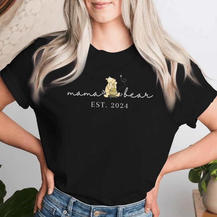 Mama Bear Est 2024 Happy Mother's Day New Mom Pregnancy Women T-shirt Gifts for Her