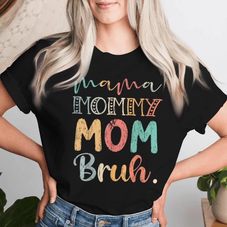 Mama Mama Mama Bruh Lustig Muttertagintage Frauen Niedlich T-shirt Frauen Geschenke für Sie