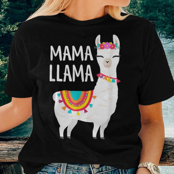 Mama Llama Mother S Day Mom Birthday Women T-shirt Gifts for Her