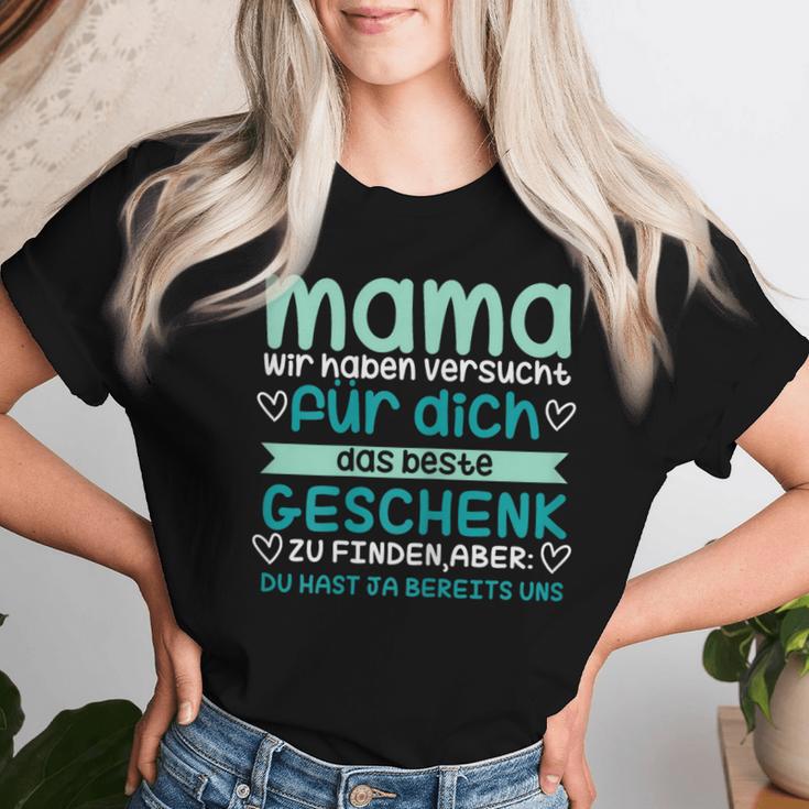 Mamaersucht Das Beste Geschenk Aber Du Hast Uns Mutter T-shirt Frauen Geschenke für Sie