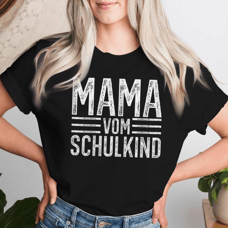 Mamaom Schulkind 1 Klasse Schulstart Einschulung T-shirt Frauen Geschenke für Sie